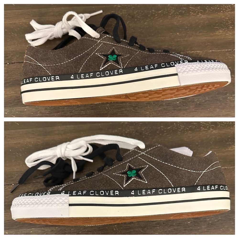 RARE NEW Converse Patta One Star Pro Ox Size 9.5 4 Leaf Clover Limited Edition